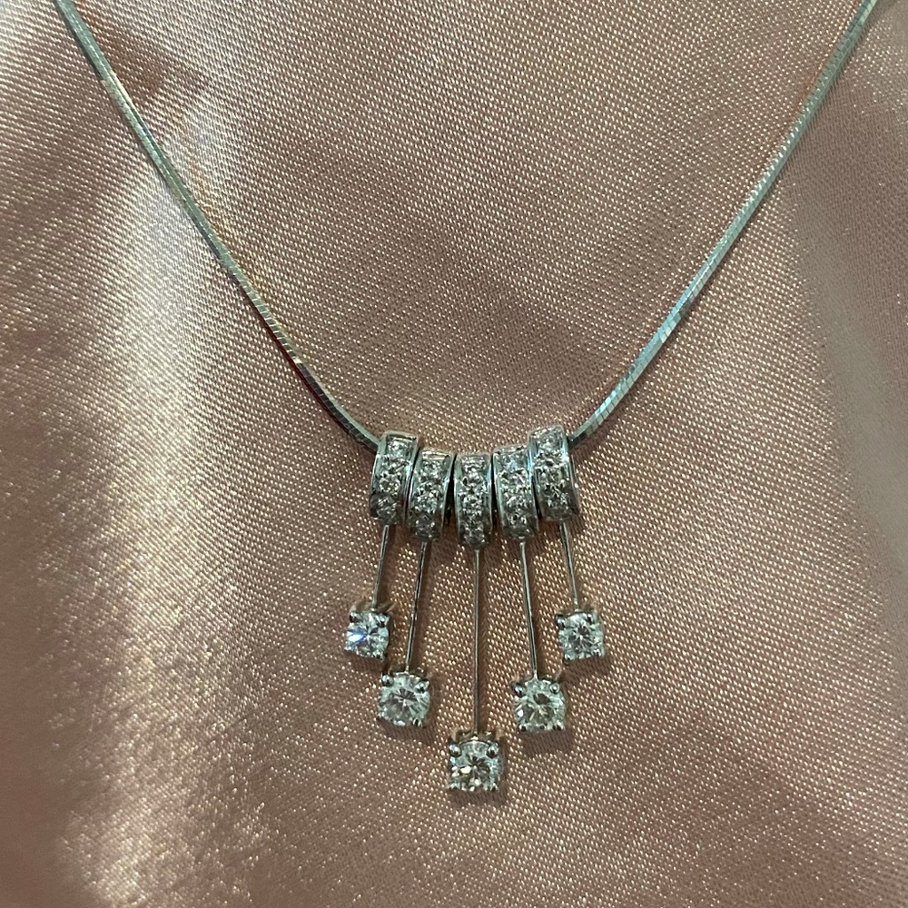 One of a Kind Diamond Necklace
